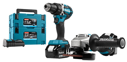 Afbeelding Makita 18 v combiset boren, schroeven en slijpen DLX2190TJ1