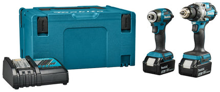 Afbeelding Makita lxt 18 v combiset voor (klop)boor- en (slag)schroefklussen DLX2528TJ