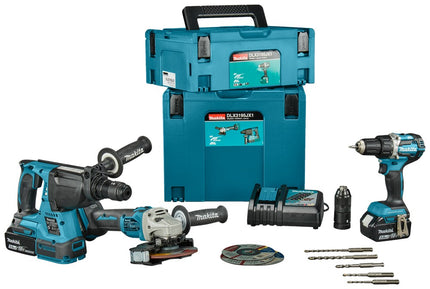 Afbeelding Makita combiset schroeven, boren en slijpen DLX3195JX1
