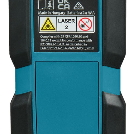 Afbeelding Makita laser afstandsmeter 30 meter LD030P