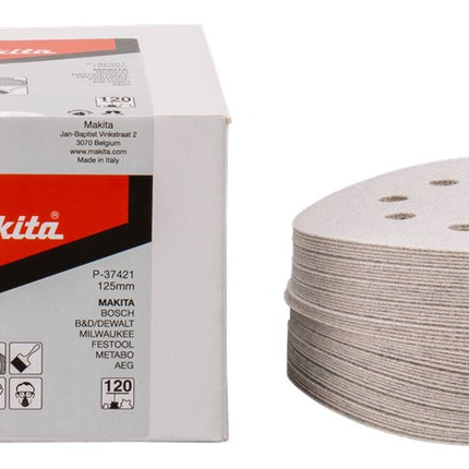 Afbeelding Makita schuurschijf k120 125 w.v. 50 P-37421