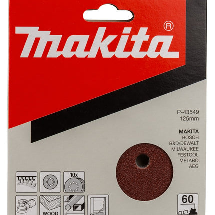 Afbeelding Makita schuurschijf k60 125 red v. P-43549