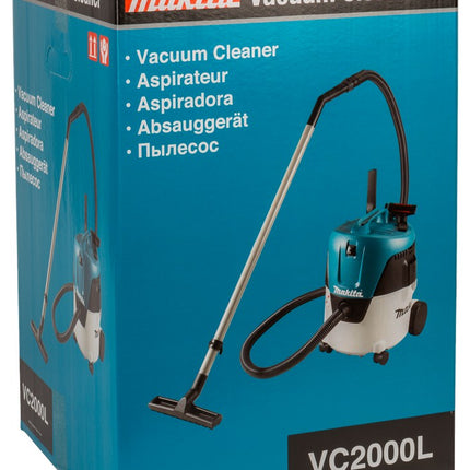Afbeelding Makita 230 v stofzuiger l-klasse nat en droog VC2000L