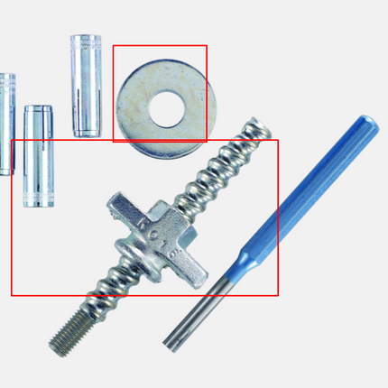 Carat Snelspanner+Vleugelmoer+Ring - BA03ZA0000