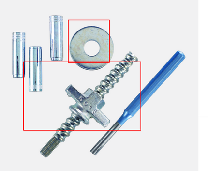 Carat Snelspanner+Vleugelmoer+Ring - BA03ZA0000