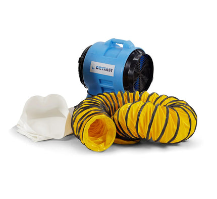 Dryfast Stofafzuigset DAF3000 Set met Slang 10m, 2x Spanbanden en Stofzak