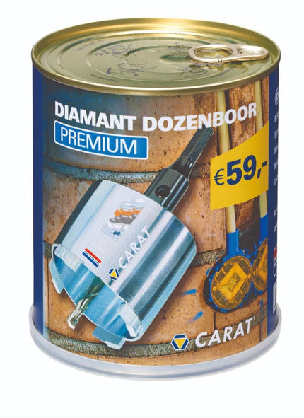 Carat Diamant Dozenboor Premium 82x60xM16 in Blik - HTS82604PA17