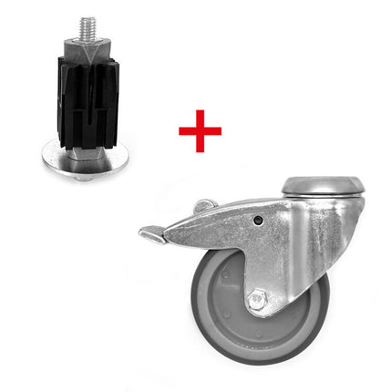 Lunado Zwenkwiel Rem 100mm + Expander 48,3mm - ZW100-E483