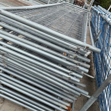 Heras GEBRUIKT M100 BOUWHEK LAAG MODEL 3,50 X 1,20M - SET 10 STUKS