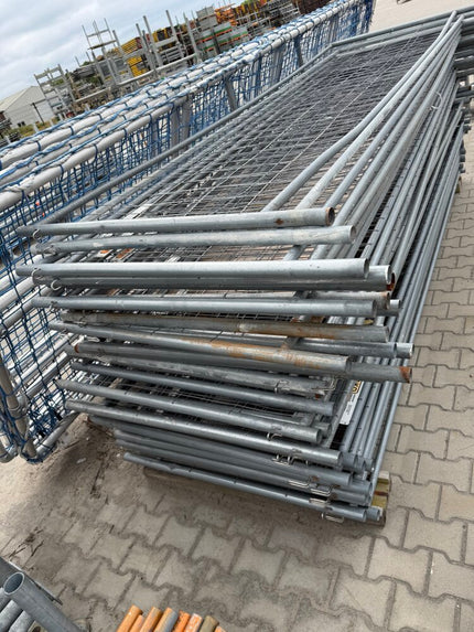 Heras GEBRUIKT M100 BOUWHEK LAAG MODEL 3,50 X 1,20M - SET 10 STUKS