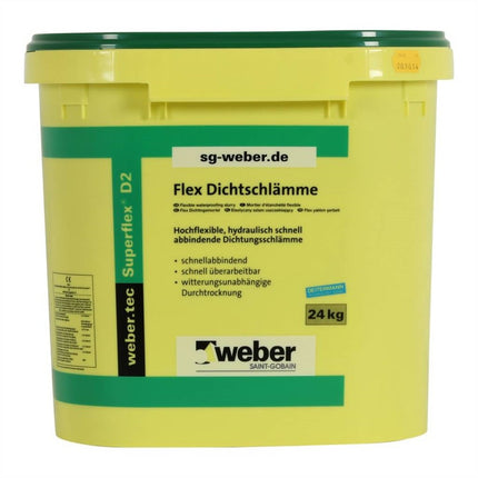 Kiwitz WEBER.TEC SUPERFLEX D2  2K - 24 KG      AFDICHTINGSMASSA 2K