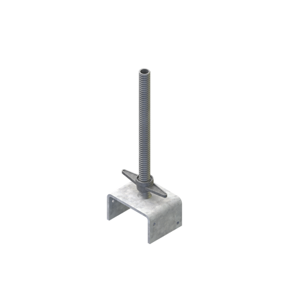 Scafom Kopspindel L=600mm D=150x162mm RD38x8 (incl. gaffel) - E02RS0003
