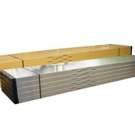Jako Metselprofiel Blank KST65 300cm met Kunststof Klossen - 270.104.300
