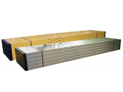 Jako Metselprofiel Blank KST65 300cm met Kunststof Klossen - 270.104.300