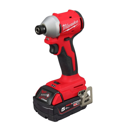 Milwaukee "M18 BLIDR-502X M18 COMPACTE KOOLBORSTELLOZE 1/4"" HEX SLAGSCHROEVENDRAAIER"