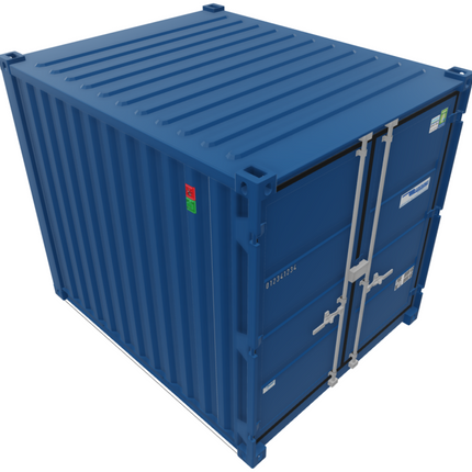 CONTAINEX Opslagcontainer 10' Met Dubbele Deuren en Ventilatie