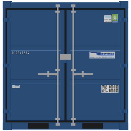 CONTAINEX Opslagcontainer 8' – Compacte en Robuuste Opslagunit