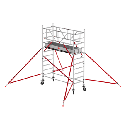 Altrex ROLSTEIGER RS51-S WH=4,20M 75X305 -     FIBER DECK VERSIE