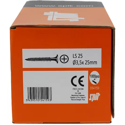 SPIT Gipsplaatschroef LS25 3,5×25mm – 054159