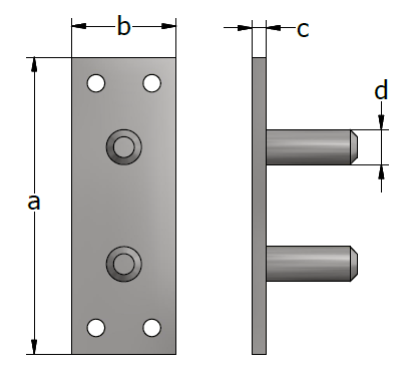 Terwa Borgplaat TMP-100 - 45170