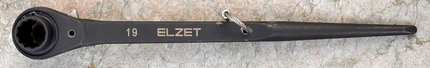 ELZET Werfpuntratel 19x22mm 12-kant L=310mm - RWP19X22